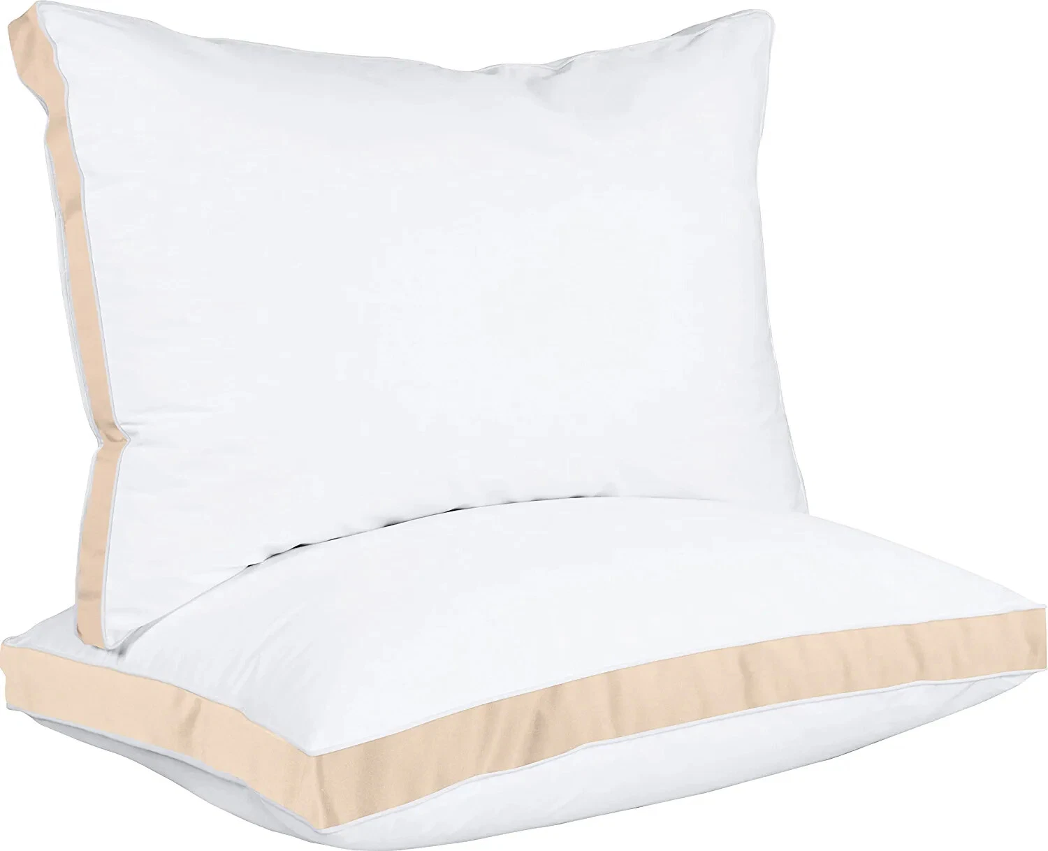 Gusset Bed Pillows Pack of 2 for Sleeping King & Q